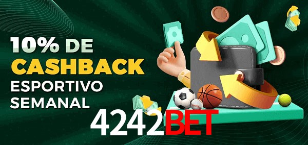 10% de bônus de cashback na 4242Bet